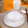 High-end melamine tableware set, four-piece tableware set, special spoons, cups, bowls and plates for hot pot restaurants, hotels Application Scenario